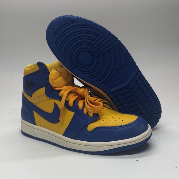 Jordan Shoes - Women’s Air Jordan 1 Retro Hi OG Blue/Yellow/White FD2596-700 NWOB